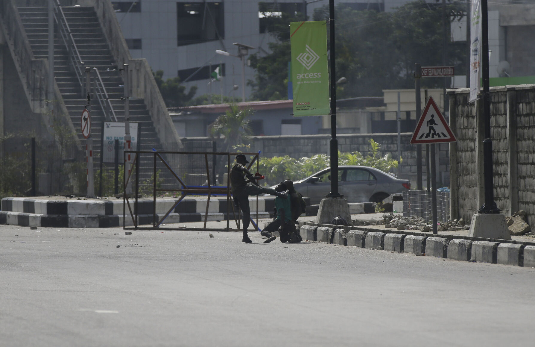 Nigeria Police Protest